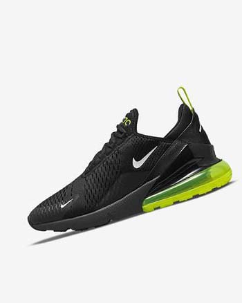 Nike Air Max 270 Negros Plateados Blancos | MX 4602